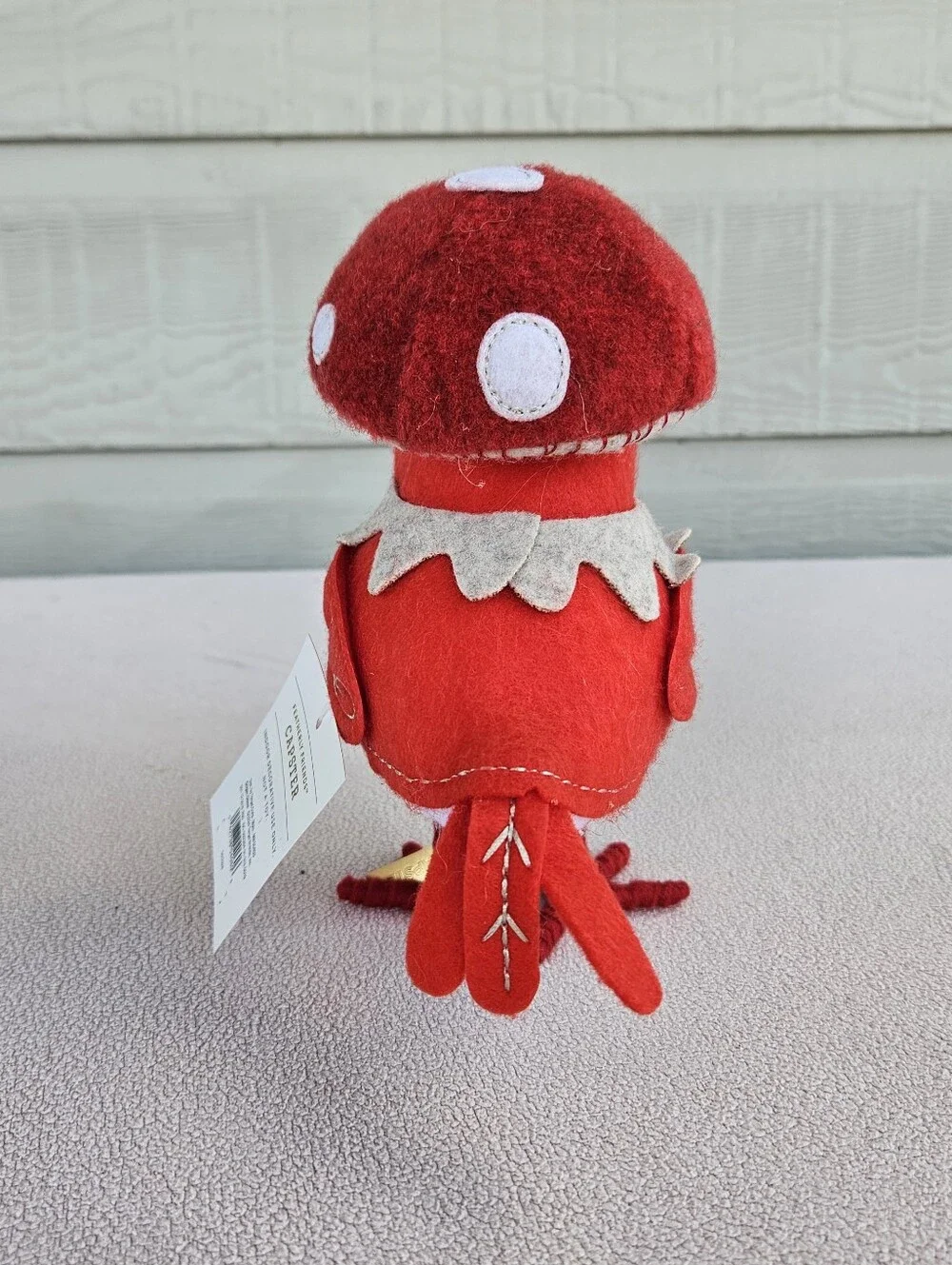 Target Wondershop Bird Christmas 2024 Featherly Friends Capster Red Mushroom